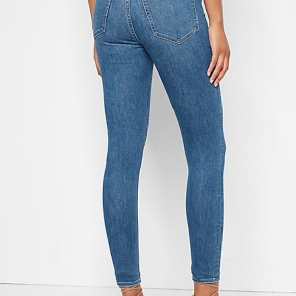 EXPRESS Conscience Edit High Waisted Blue Jeans Size 4 - Picture 12 of 12